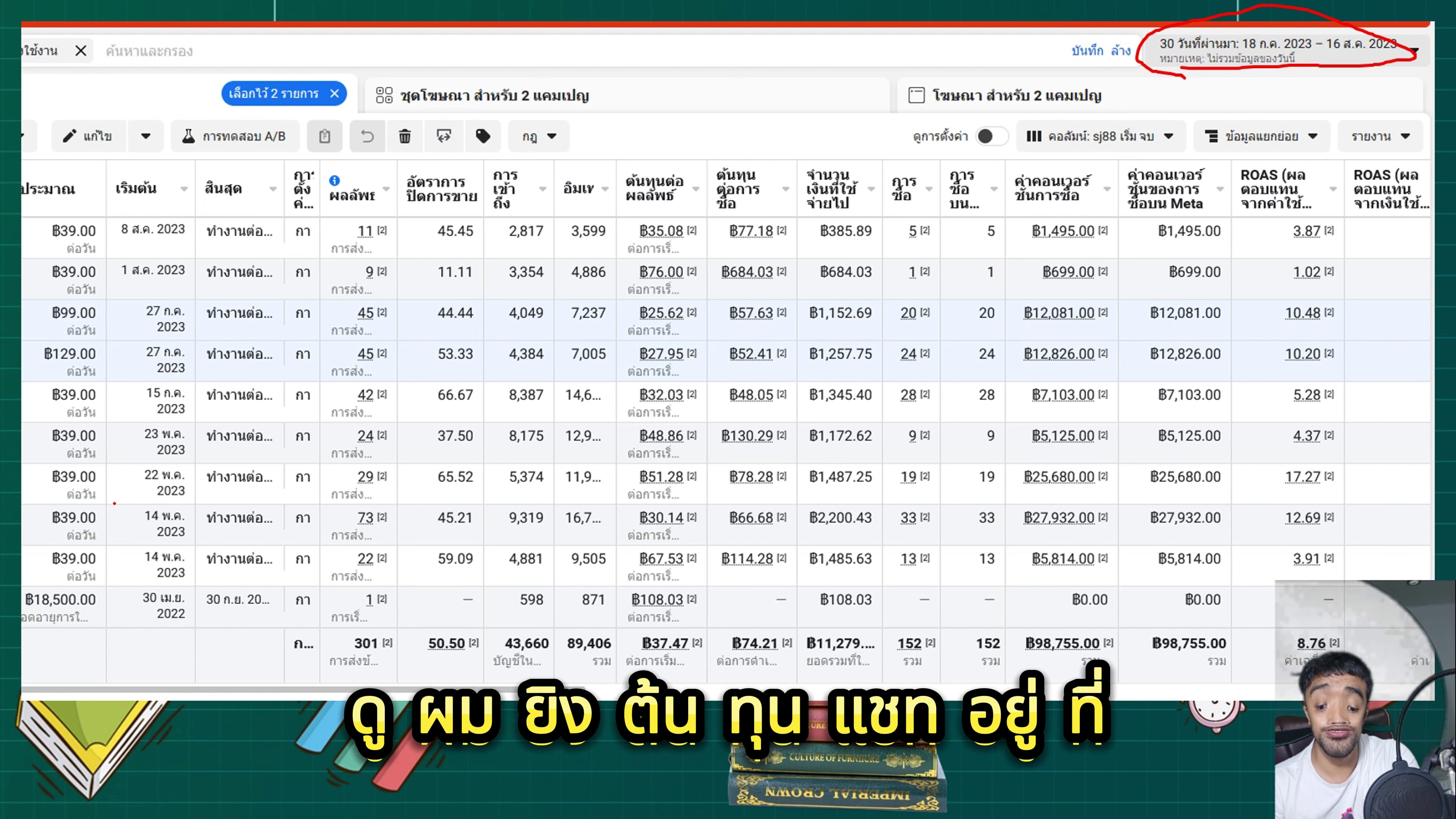หลักฐานผลลัพธ์ 30 วัน